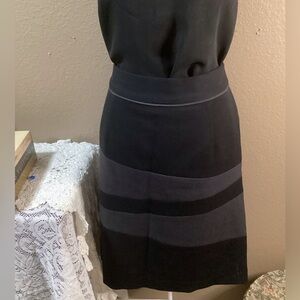 ATELIER LUXE Vintage Black & Gray Skirt